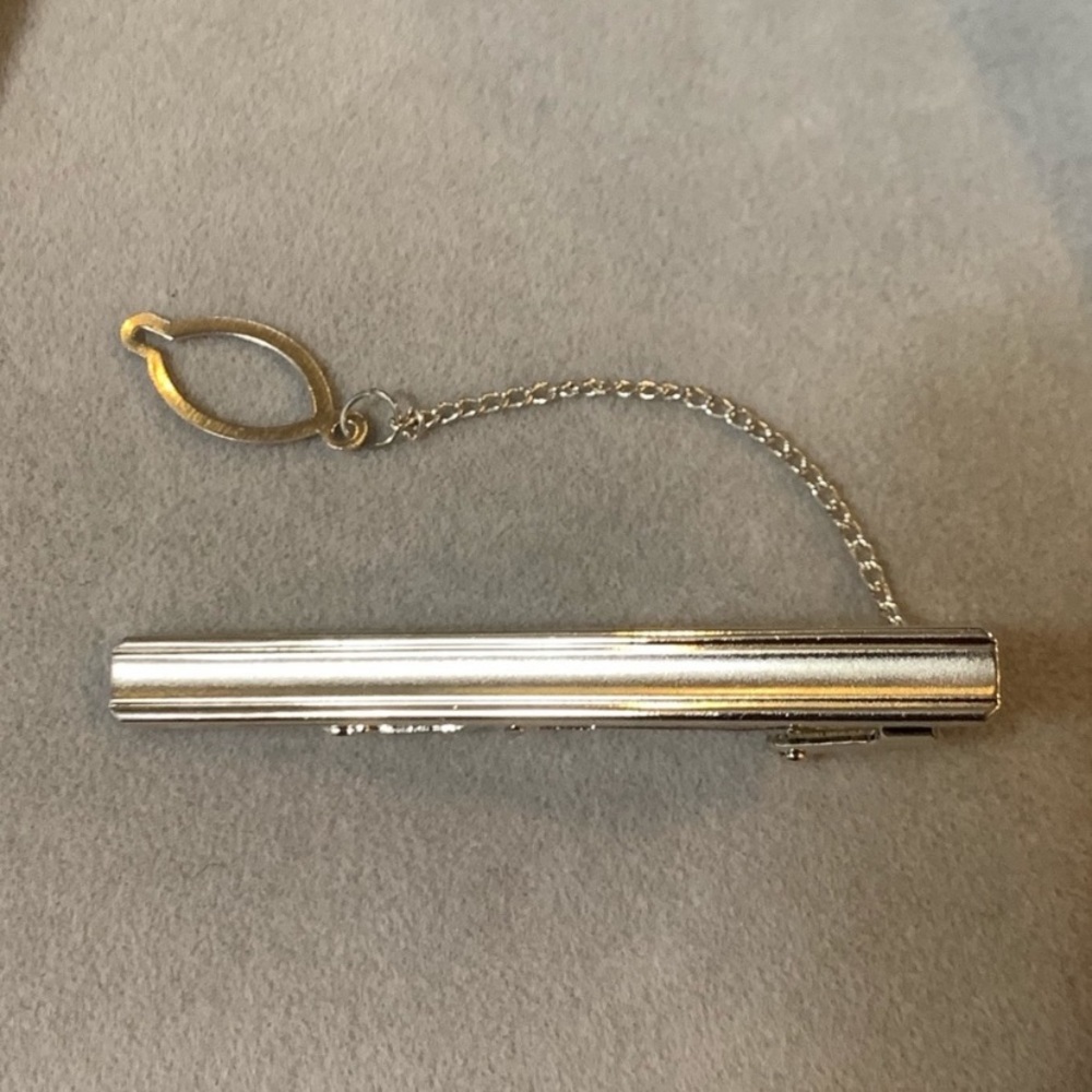 Plain Silver Tie Bar